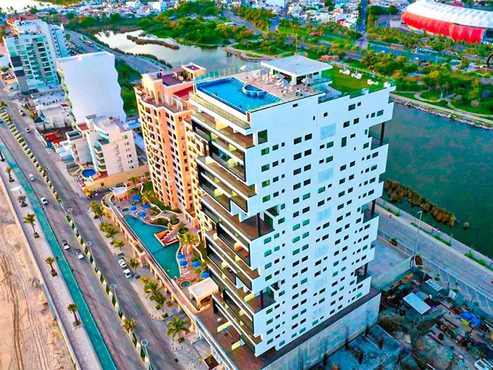 Departamento en el malecón, Torre Central 102 Mazatlán Exterior foto